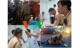 Thiếu úy Trần Anh Tiệp và Thượng sĩ Trương Hoàng Long bị thương tích, phải cầu viện tới bác sĩ sau khi vất vả khống chế đối tượng Nguyễn Văn Hiếu. 