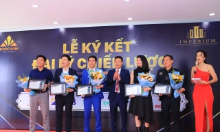 Indochine Nha Trang ký kết hợp tác phân phối dự án Imperium Town Nha Trang