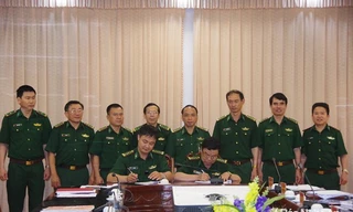 Đại tá Vũ Khương được bổ nhiệm giữ chức Phó chỉ huy trưởng Bộ đội Biên phòng Nghệ An. Ảnh báo Nghệ An