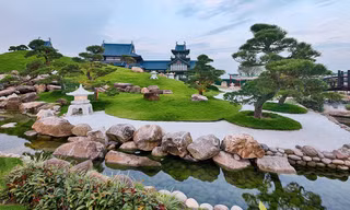 Vườn Nhật quen thuộc sẽ khoác lên tấm áo mùa hè rực rỡ trong dịp Lễ hội Mặt trời mọc tại Sun World Halong Complex