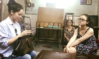 Nhật Kim Anh đến làm việc trực tiếp với người đưa ra những thông tin bịa đặt về mình. Ảnh: NKA.