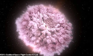 Cận cảnh cú va chạm của 2 ngôi sao neutron, tung ra đầy kim loại quý - Ảnh: Trung tâm Bay không gian Goddard