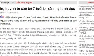 Sau tiết học này, trẻ có thể tránh được nguy cơ bị xâm hại tình dục
