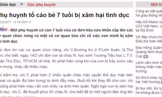 Sau tiết học này, trẻ có thể tránh được nguy cơ bị xâm hại tình dục