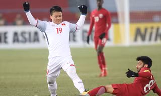 Quang Hải góp công lớn giúp U23 Việt Nam vào chung kết. Ảnh: Anh Khoa.