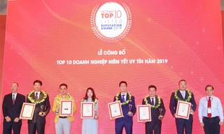 Đất Xanh xuất sắc đạt giải Top 10 công ty niêm yết uy tín năm 2019
