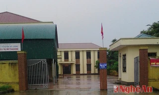 Trụ sở Trung tâm y tế dự phòng huyện Đô Lương nơi xảy ra vụ mất trộm
