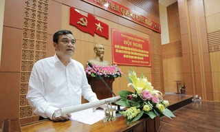 Bí thư Tỉnh ủy Quảng Nam Phan Việt Cường phát biểu chỉ đạo tại Hội nghị