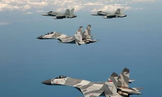  Tiêm kích Su-27/30 Indonesia tập trận.