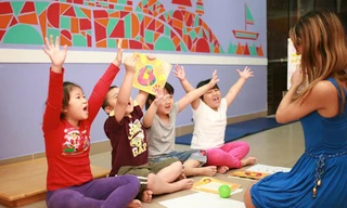 Những giờ học sôi nổi tại ILA luôn thu hút và hình thành nên đam mê cho các em 