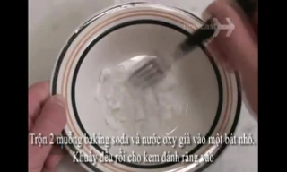 Xem công thức làm trắng răng tự nhiên