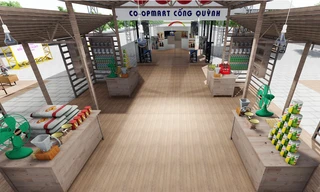 Tái hiện mô hình siêu thị của Saigon Coop những năm 90 thế kỷ trước