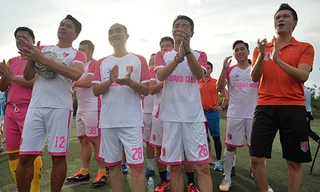 Giao lưu bóng đá gây quỹ ủng hộ đồng bào Mù Cang Chải 