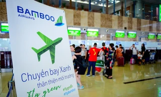 Chuyến bay Xanh đầu tiên của Bamboo Airways với chặng bay từ Hà Nội đến Quy Nhơn được khai thác vào ngày 5/6 