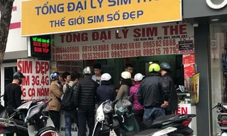 Đại lý sim số đẹp tại nhiều nơi đang báo hết sim 11 số