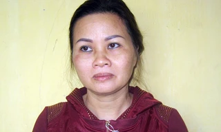 Lan bị tạm giữ điều tra hành vi mua bán ma túy. Ảnh: Việt Đức. 