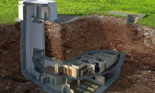 Đường vào căn hầm