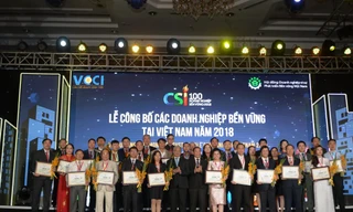 Lễ công bố Doanh nghiệp bền vững năm 2018