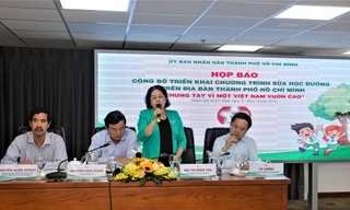 Họp báo công bố triển khai chương trình "Sữa học đường" trên địa bàn TP.Hồ Chí Minh với chủ đề "Chung tay vì một Việt Nam vươn cao".