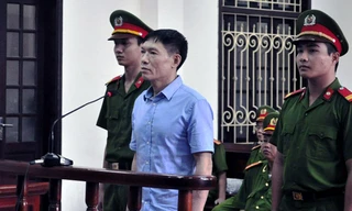 Bị cáo Dương Tự Trọng tại tòa