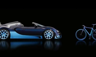 Chiếc PG Bugatti Bike với 95% vật liệu được làm từ sợi carbon.