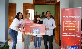 Sony mang Tết đến gia đình Đội tuyển Bóng đá Quốc gia Việt Nam