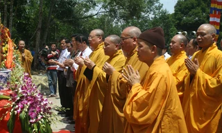 Nguyện cầu cho quốc thái dân an tại Lễ đặt đá