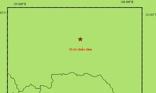 Động đất 4,3 độ richter giáp vùng viên giới tỉnh Cao Bằng