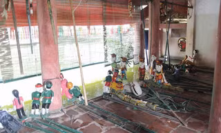 Hiện nay, lớp trẻ tại Đào Thục ít ai chọn múa rối làm cái nghiệp cho mình 