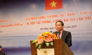 Đồng chí Trung tướng, PGS, TS. Đồng Đại Lộc phát biểu tại Lễ khai mạc hội nghị