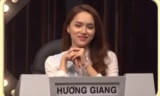 Hương Giang Idol trong Siêu sao đoán chữ. Ảnh: TL