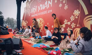 Sắc xuân tràn ngập khắp các khu đô thị Vinhomes