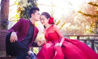 Lâm Khánh Chi và ông xã Phi Hùng.