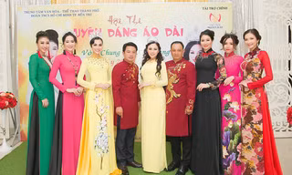 'Nữ hoàng Áo dài' ngồi ghế nóng quyền lực trong tà áo dài Nguyễn Tuấn