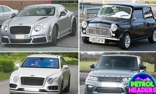 Choáng với dàn siêu xe của các ngôi sao tuyển Anh