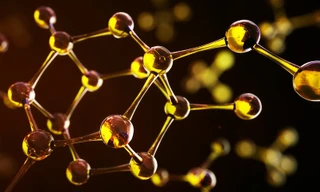 Phân tử vàng nano 24K được thủy phân thành các hạt vàng nano siêu nhỏ.