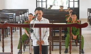 Bị cáo Dương Duy tại phiên tòa.