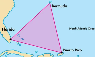 Vị trí tam giác quỷ Bermuda. Đồ họa: Big Think.