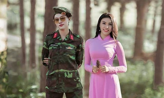 “Bông hồng thép” Giao Linh ngày càng đẹp sau một năm nhập ngũ