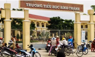 Trường Tiểu học Bình Chánh, nơi xảy ra vụ việc. Ảnh: Internet