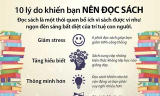 10 lý do khiến bạn nên duy trì thói quen đọc sách