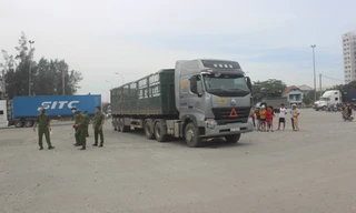 Hiện trường tai nạn.