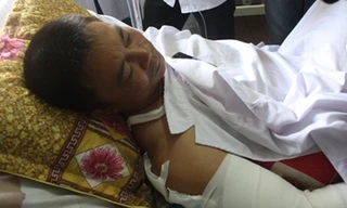  Lái xe Phan Đình Ninh đang điều trị tại bệnh viện 