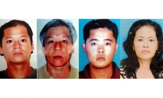 Quân (trái) và những đồng phạm đã được nhận dạng. Ảnh: C.A.