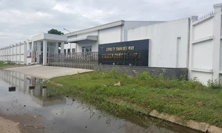 Trụ sở Cty Cty TNHH Dệt may Vinatex Quốc tế Toms tại huyện Hải Lăng.