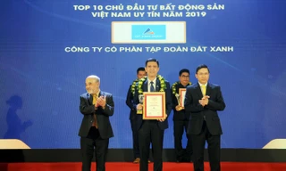 Đất Xanh xuất sắc vào Top 10 chủ đầu tư uy tín năm 2019