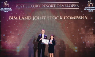 Bimland tiếp tục nhận giải thưởng danh giá trong lĩnh vực BĐS cao cấp
