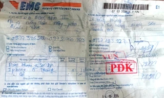 Phiếu chuyển bưu phẩm. 