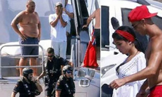 Cảnh sát kiểm tra du thuyền của Ronaldo.