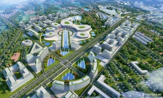 Phối cảnh không gian đại lộ Vinh- Cửa Lò hướng về phía biển